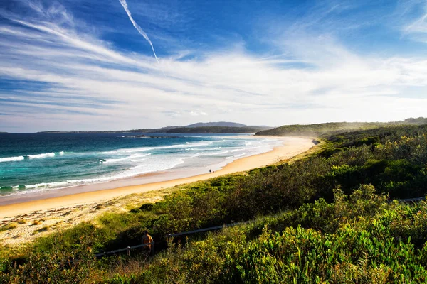 Вид Пляж Новый Южный Уэльс Австралия — стоковое фото