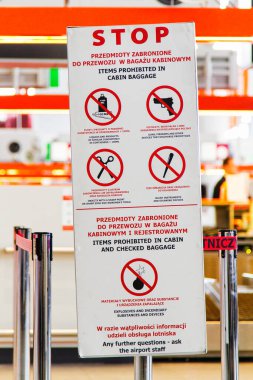 Kabinde yasaklanan eşyalar ve bagajlar kontrol edildi