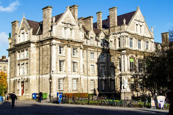 Dublin Novembro Trinity College Universidade Mais Antiga Irlanda Fundada 1592 — Fotografia de Stock
