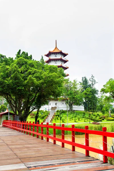 Jurong Gardens Chinese Gardens Сингапур — стоковое фото