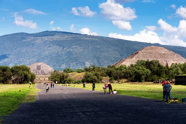 View Pyramids Teotihuacan Ancient Mesoamerican City Mexico Located Valley Mexico — Stock Photo, Image