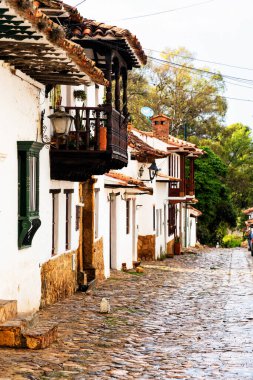 Güney Amerika Boyaca Bölgesi, Kolombiya 'daki Villa de Leyva' nın cennet manzarası