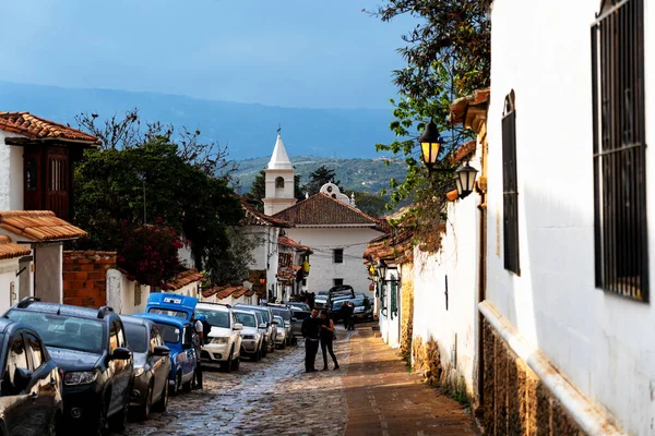 Villa Leyva Colombia Nov 2019 Вид Ідилічного Старого Міста Вілла — стокове фото