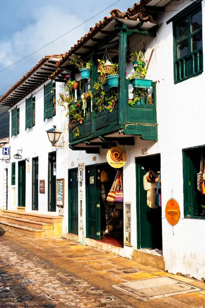 Villa Leyva Colombia Nov 2019 Vista Del Idílico Casco Antiguo —  Fotos de Stock