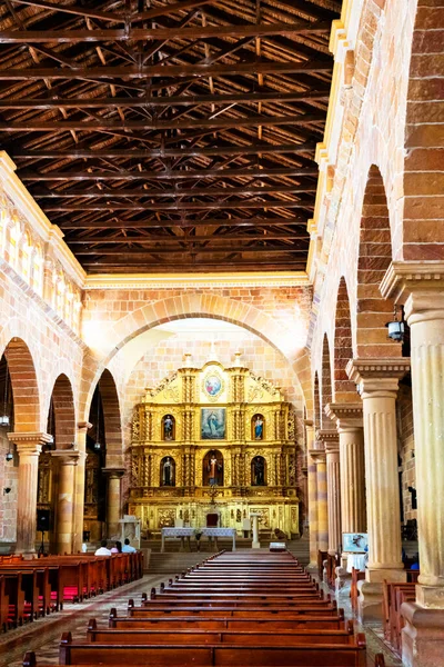 哥伦比亚 Barichara 2019年11月10日 哥伦比亚 Barichara Santander大教堂 — 图库照片