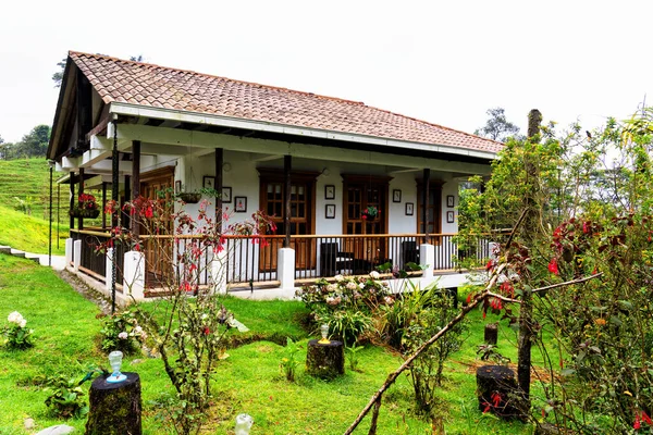 Manizales Colombia Nov 2019 Casa Colonica Nella Parte Rurale Montagnosa — Foto Stock