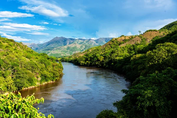 Vista Panorâmica Montanhas Planaltos Interior Colômbia América Sul Bela Imagem Fotografias De Stock Royalty-Free