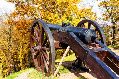 Polonya, Checiny 'de eski bir top.