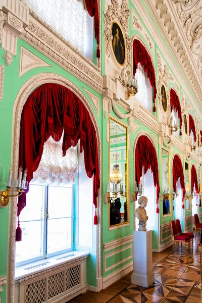 Saint Petersburg Moscow Rússia Abril 2019 Interior Palácio Pedro Peterhof — Fotografia de Stock