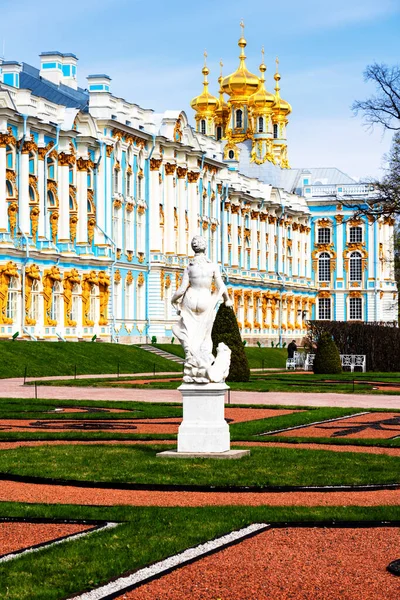 Pushkin Russia Aprile 2019 Palazzo Caterina Zarskoe Selo Pushkin San — Foto Stock