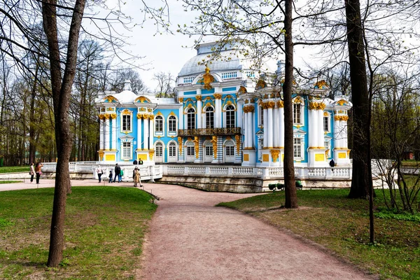 Petersburg Rusia Abril 2019 Pabellón Del Hermitage Parque Royal Catherine — Foto de Stock