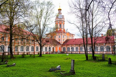 St. Petersburg, Rusya 'daki Alexander Nevsky Lavra' nın Trinity Katedrali
