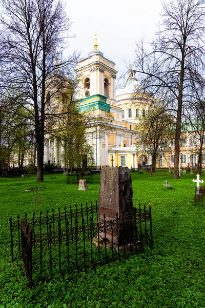 Katedrála Nejsvětější Trojice Petrohradě Rusko — Stock fotografie