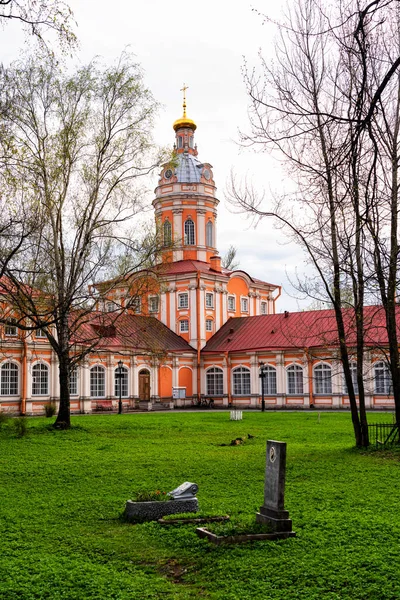 Trinidad Catedral Alexander Nevsky Lavra San Petersburgo Rusia —  Fotos de Stock