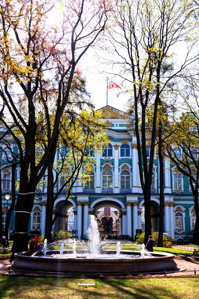 Blick Auf Den Winterpalast Sankt Petersburg Russland Inneren Befindet Sich — Stockfoto