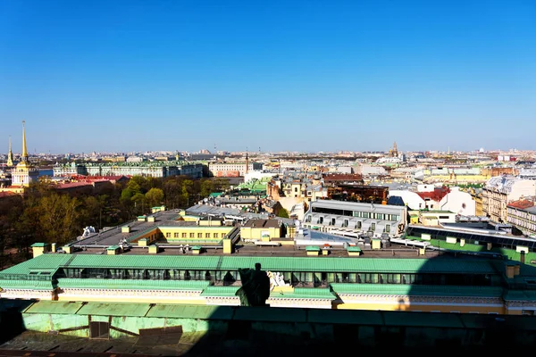 Pohled Město Petrohradu Kolonády Svatého Izáka Rusko — Stock fotografie