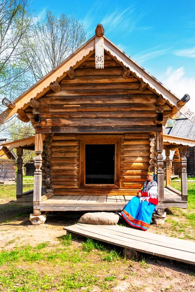 Yurievo Russland Mai 2019 Witoslawlizy Hölzerne Architektur Erbe Park Antike — Stockfoto