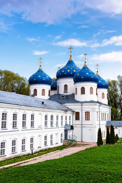 Monastero San Giorgio Veliky Novgorod Russia Situato All Origine Del — Foto Stock