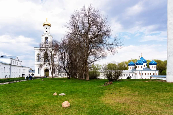 Monastero San Giorgio Veliky Novgorod Russia Situato All Origine Del — Foto Stock