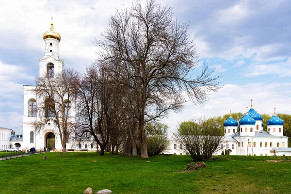 Monastero San Giorgio Veliky Novgorod Russia Situato All Origine Del — Foto Stock