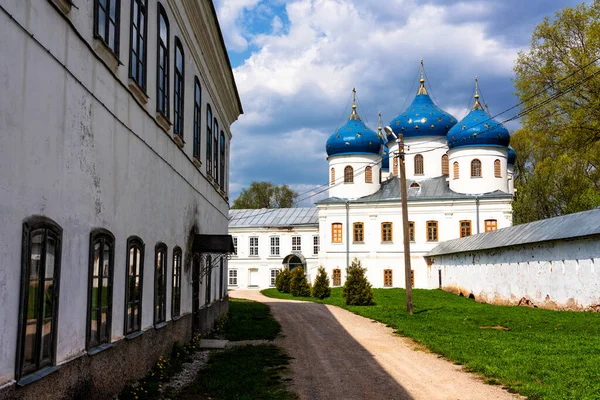 Monastero San Giorgio Veliky Novgorod Russia Situato All Origine Del — Foto Stock