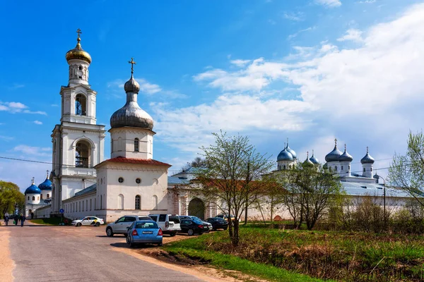 Monastero San Giorgio Veliky Novgorod Russia Situato All Origine Del — Foto Stock