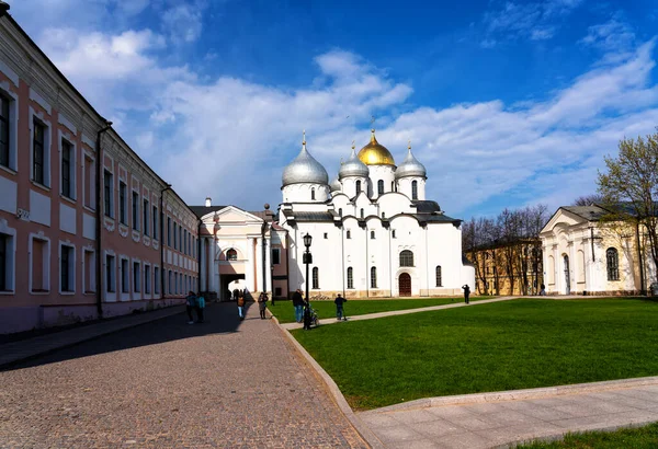 Monastero San Giorgio Veliky Novgorod Russia Situato All Origine Del — Foto Stock