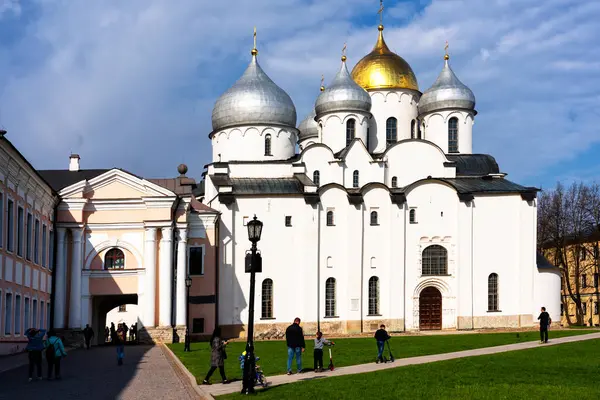 Monastero San Giorgio Veliky Novgorod Russia Situato All Origine Del — Foto Stock