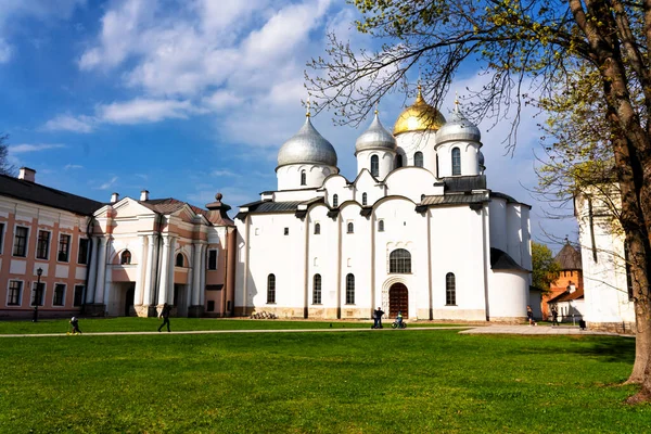 Monastero San Giorgio Veliky Novgorod Russia Situato All Origine Del — Foto Stock