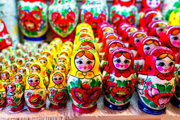 Traditionele Russische Poppen Koop — Stockfoto