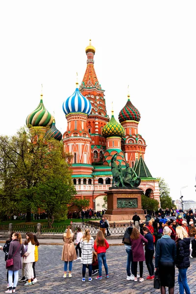 Moscow Russia May 2019 Basil Cathedral Red Square Moscow Russia — Stock Photo, Image