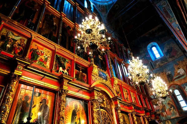 Moscú Rusia Mayo 2019 Interior Catedral Del Arcángel Situada Plaza —  Fotos de Stock