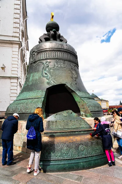 Moscow Rússia Maio 2019 Tsar Bell Dentro Kremlin Moscou Maior — Fotografia de Stock