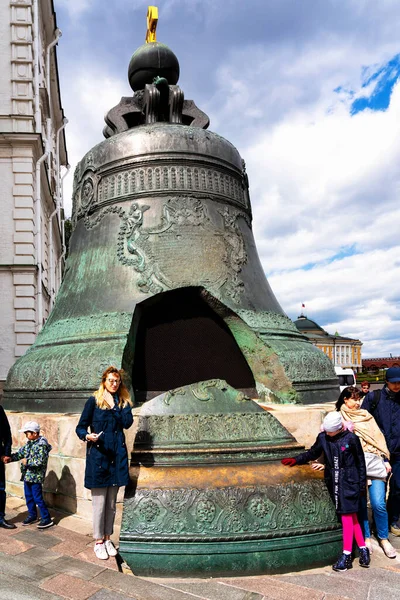 Moscow Rússia Maio 2019 Tsar Bell Dentro Kremlin Moscou Maior — Fotografia de Stock