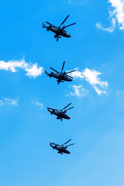 Moscú Rusia Mayo 2019 Helicóptero Multifunción Pesado Más Grande Del — Foto de Stock