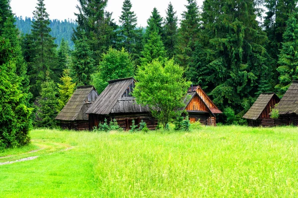 Cabana Pastor Parque Nacional Das Montanhas Tatra Polonesas Cabanas São — Fotografia de Stock