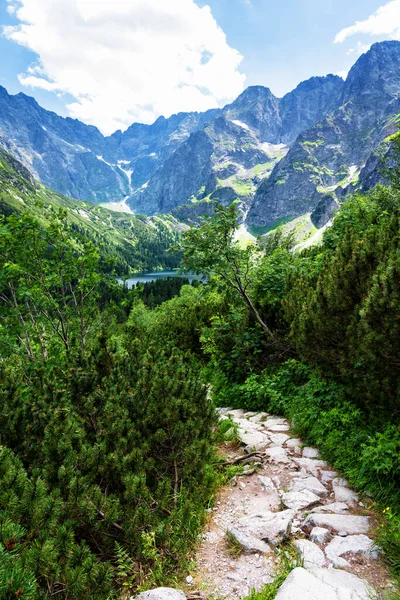 The High Tatras Mountains (Vysoke Tatry, Tatry Wysokie, Magas-Tatra), are a mountain range along the border of Slovakia in the Presov Region, and southern Poland in the Lesser Poland Voivodeship.