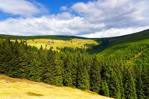 Uitzicht Wandelpaden Karkonosze Krkonose Bergen Nationaal Park Aan Grens Van — Stockfoto