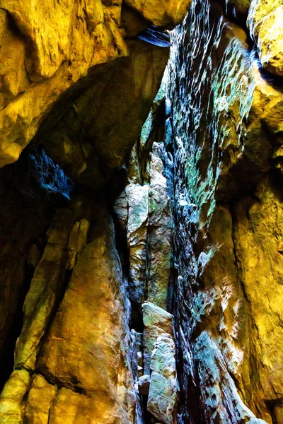 Nationalpark Aderspach Teplitz Felsenstadt Der Sandsteinfelsen Und Formationen Der Tschechischen — Stockfoto