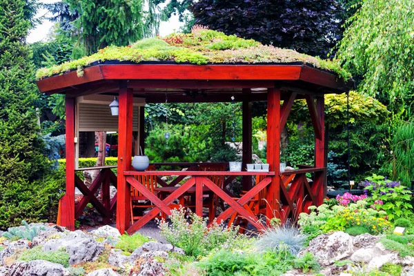 Beautiful Decorative Home Pavilion Summer — Stock Photo, Image