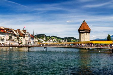 İsviçre, Lucerne 'deki Chapel Köprüsü