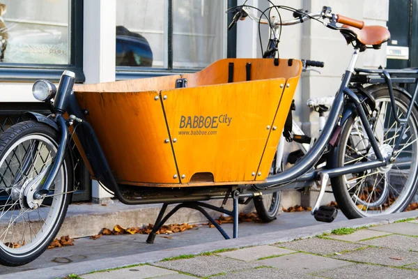 Amsterdam Nederländerna November Cykel Addapted Att Bära Laster Den November — Stockfoto