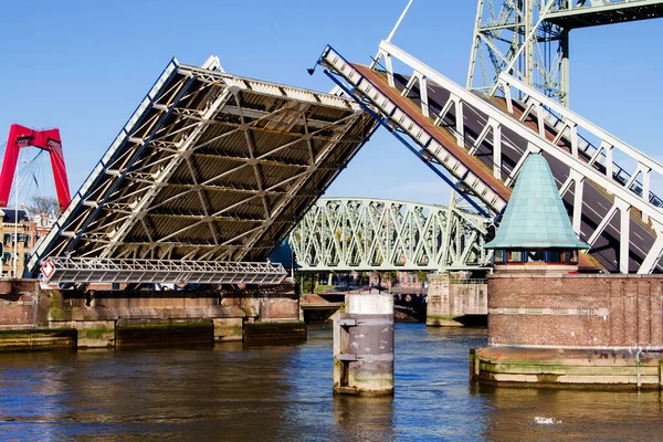 Pont Tracé Rotterdam Pays Bas — Photo