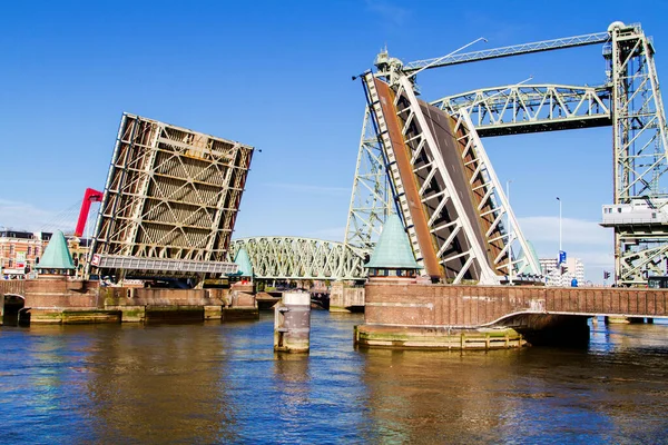 Pont Tracé Rotterdam Pays Bas — Photo