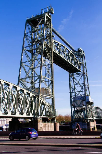 Liftbridge Koningshavenbridge Hef Rotterdam Netherlands — Stock Photo, Image