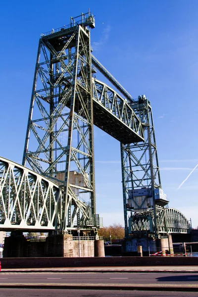 Liftbridge Koningshavenbridge Hef Rotterdam Paesi Bassi — Foto Stock