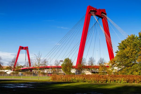 Willemsbrug Bridge Rotterdam Netherlands — Stock Photo, Image