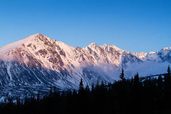 Dolina Gasienicova Tatra Mountains国家公园 — 图库照片