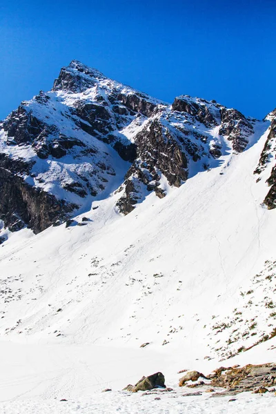 Κορυφή Koscielec Στο Εθνικό Πάρκο Tatra Mountains Πολωνία — Φωτογραφία Αρχείου