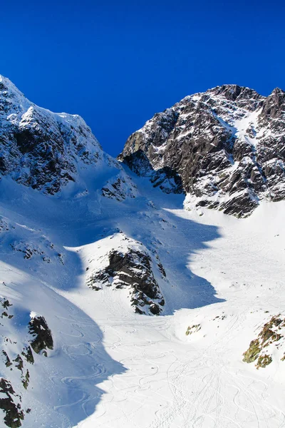 Route Naar Zawrat Tatra Mountains National Park Polen — Stockfoto